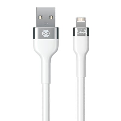 Фото - Кабель FOREVER Kabel USB - Lightning  Flexible 2.4A 1 m Biały 