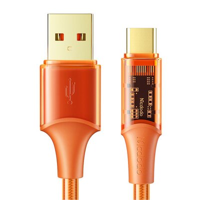 Zdjęcia - Kabel Mcdodo  USB - USB-C  CA-3150 6A 1.8 m Pomarańczowy 