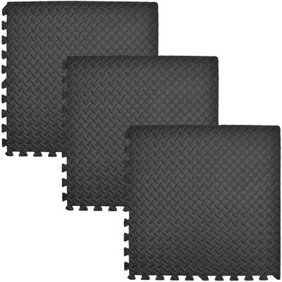 Фото - Розвивальний килимок Humbi Mata piankowa  Puzzle 62 x 62 x 1 cm  Czarny Puzzle 62 x (9 elementów)