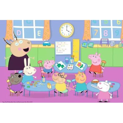 Фото - Пазли й мозаїки Ravensburger Puzzle  Świnka Peppa i cała klasa 8627  (35 elementów)