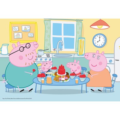 Фото - Пазли й мозаїки Ravensburger Puzzle  Świnka Peppa Deser 8628  (35 elementów)