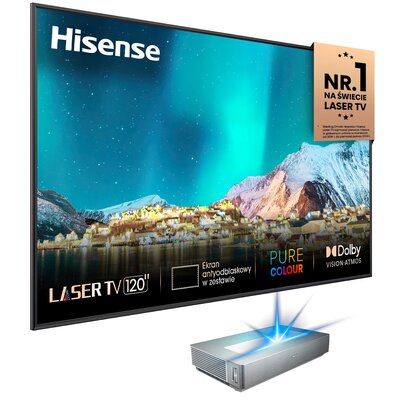 Laser TV HISENSE 120L5HA 120" 4K Dolby Atmos Dolby Vision HDMI 2.1