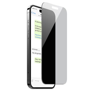 Zdjęcia - Pozostałe do telefonów komórkowych PURO Szkło prywatyzujące  Privacy Tempered Glass do Apple iPhone 15 Plus 