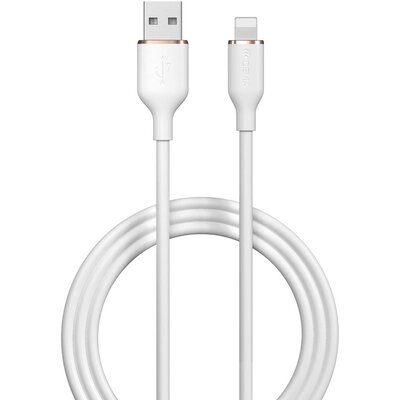 Фото - Кабель Devia Kabel USB - Lightning  Jelly 2.4A 1.2 m Biały 
