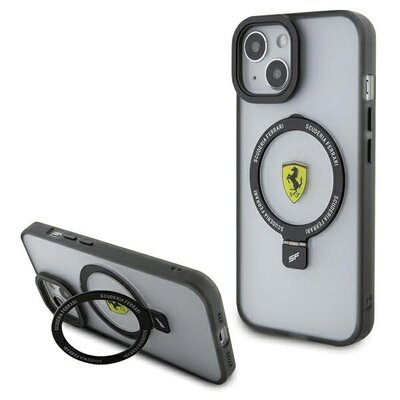 Zdjęcia - Etui Ferrari   Ring Stand do Apple iPhone 15 Przezroczysty 