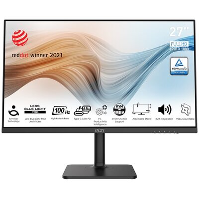 Monitor MSI Modern MD272XP 27" 1920x1080px IPS 100Hz 1 ms [MPRT]