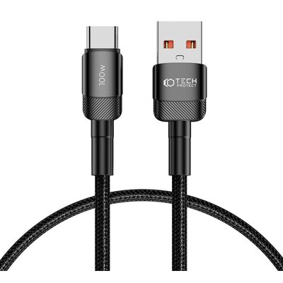 Фото - Кабель Tech-Protect Kabel USB - USB-C  UltraBoost EVO 100W/5A 0.25 m Czarny 