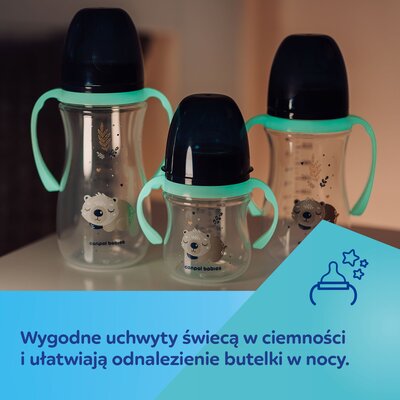 Zdjęcia - Butelka (kubek-niekapek) Canpol Babies Butelka  EasyStart Sleepy Koala 120 ml Niebieski 