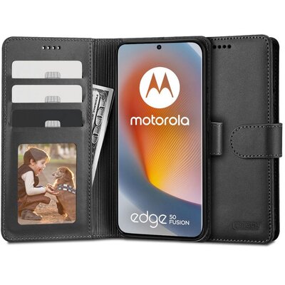 Etui TECH-PROTECT Wallet do Motorola Edge 50 Fusion 5G Czarny