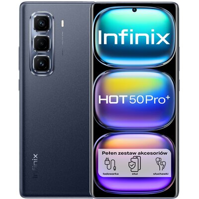 Smartfon INFINIX Hot 50 Pro+ 8/256GB 6.78" 120Hz Czarny