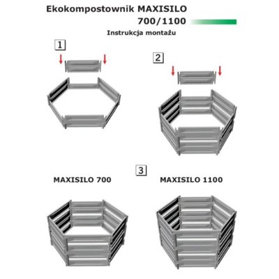 Фото - Компостер Ekokompostownik EKOBAT MAXISILO-700