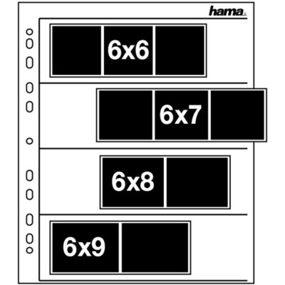 Фото - Інші фотоаксесуари Hama Koszulki na negatywy  60 x 70  60 x 70  (100 szt.)