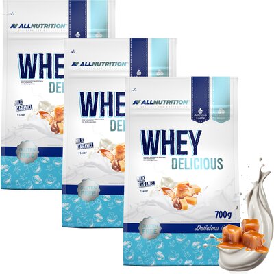 Odżywka białkowa ALLNUTRITION Whey Delicious Mleczny karmel 3 x 700 g