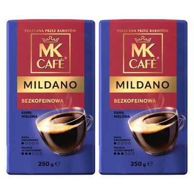 Kawa mielona MK CAFE Mildano Bezkofeinowa 2 x 0.25 kg